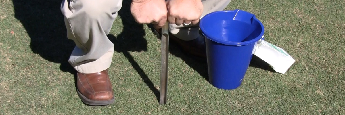 Soil testing turf